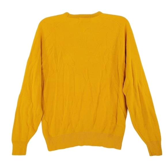 VTG Game Day Sweater Mens XL Solana Designs Dallas Gold Fleece V-Neck USA Made - Picture 3 of 10